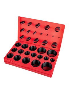 TOPTUL 394-Piece Rubber O-Ring Kit Set Black 