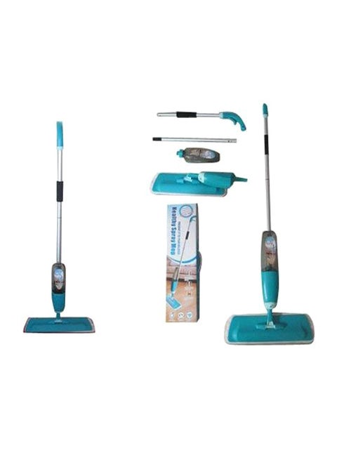 Healthy Spray Mop And Mop Pad Set Blue/Silver