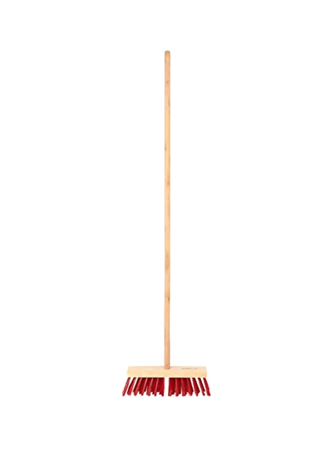 MoonLight Hard Bristles Broom Beige/Red 120cm  - Image 2