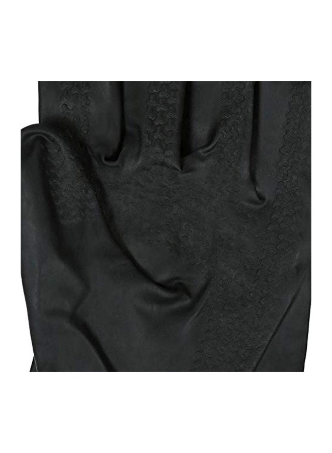Power Tool Latex Industry Gloves Black 10inch - Image 3