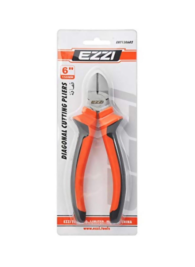 Diagonal Cutting Plier Orange/Black/Silver - Image 2