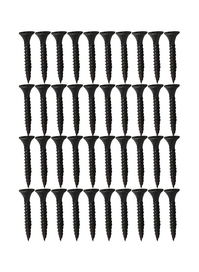 TITAN 40-Piece Gypsum Screw Set Black