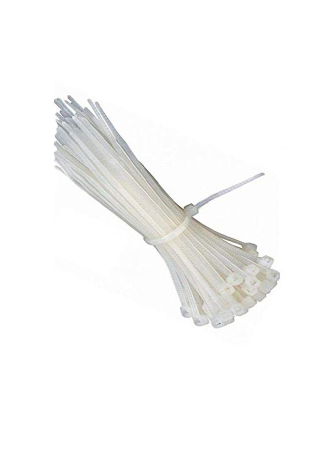 100-Piece Bag Strap Set White 37cm