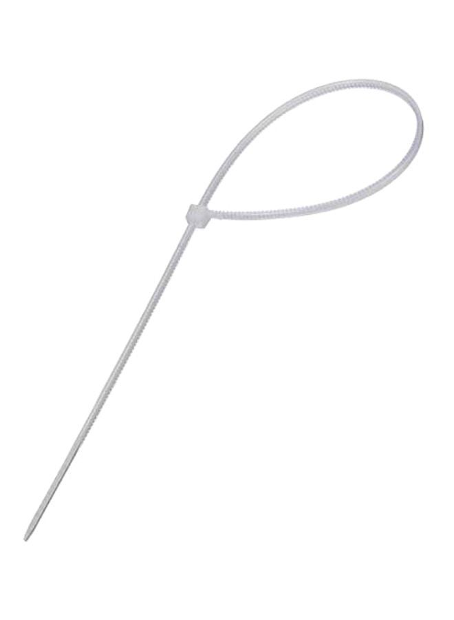 100-Piece Cable Tie Set White