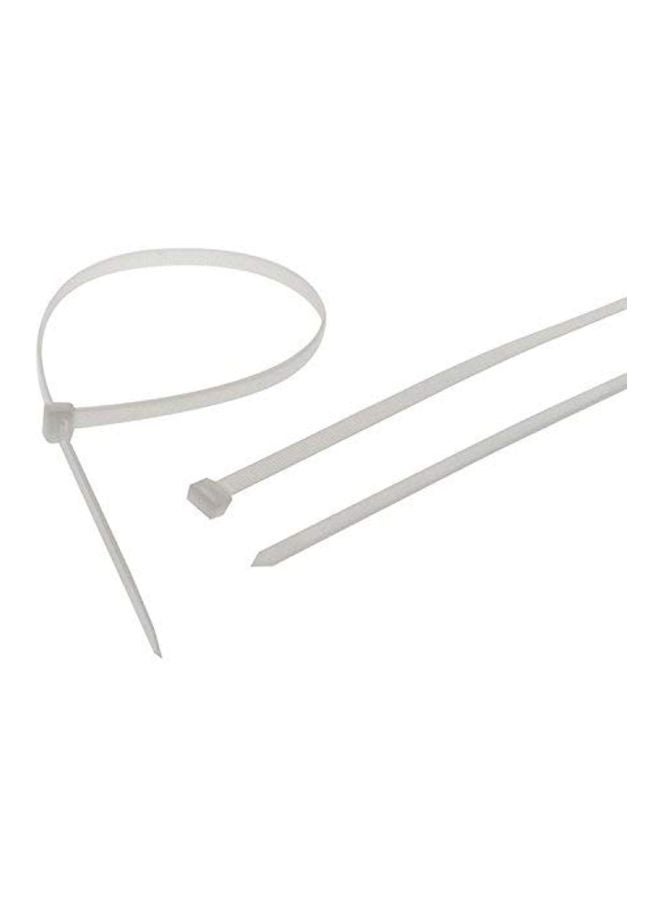TAC 100-Piece Nylon Cable Tie Set White 10inch - Image 2