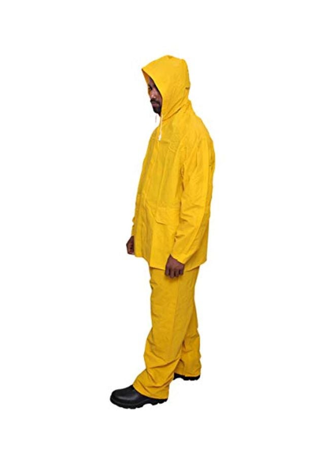 CAPTAIN Heavy Duty Rain Suit Yellow S  - Image 2