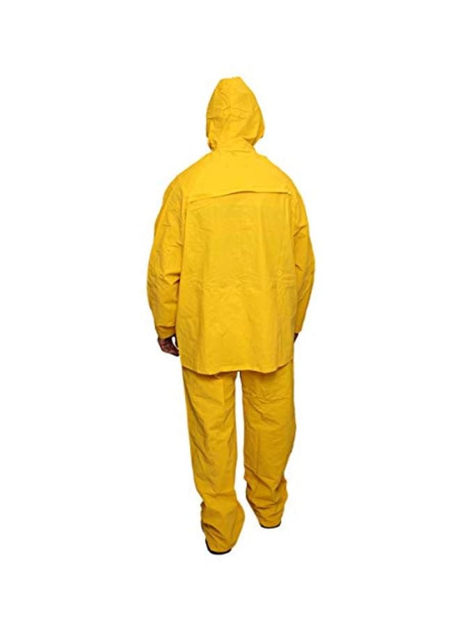 CAPTAIN Heavy Duty Rain Suit Yellow S  - Image 3