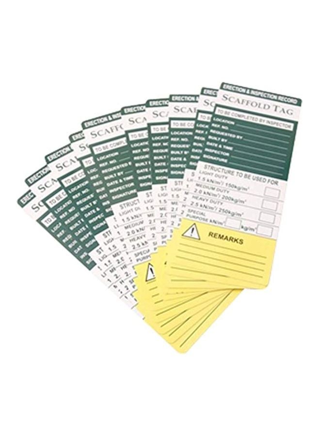 Scaffolding And Construction Tag White/Green/Red White/Green/Red - Image 4