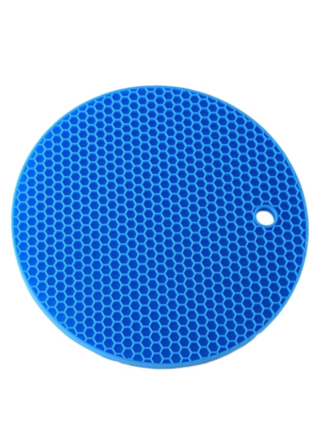 Non-Slip Insulation Pad Waterproof Placemat Blue 