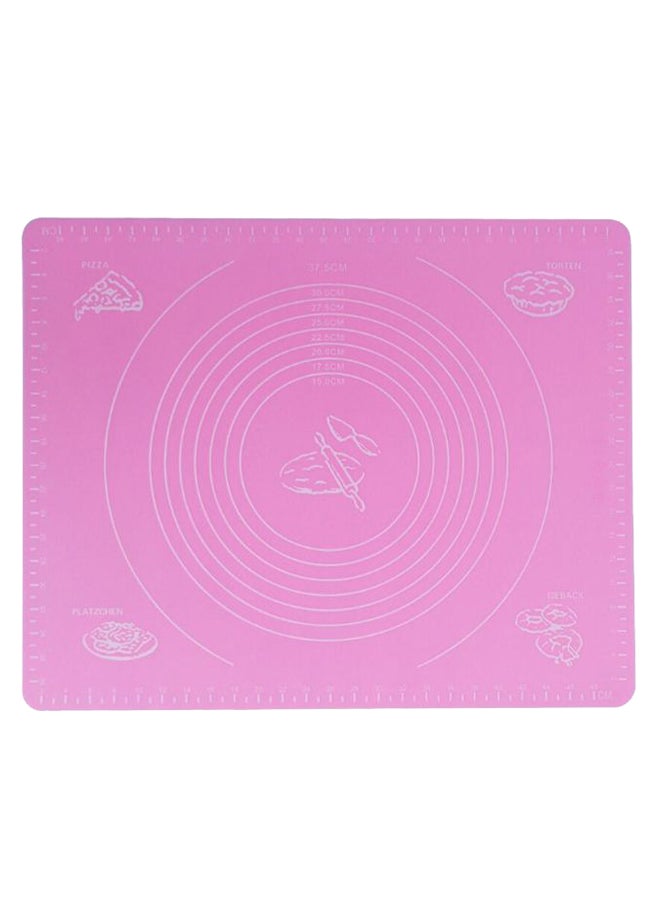 Non-Stick Scale Rolling Mat Pink 35x45cm