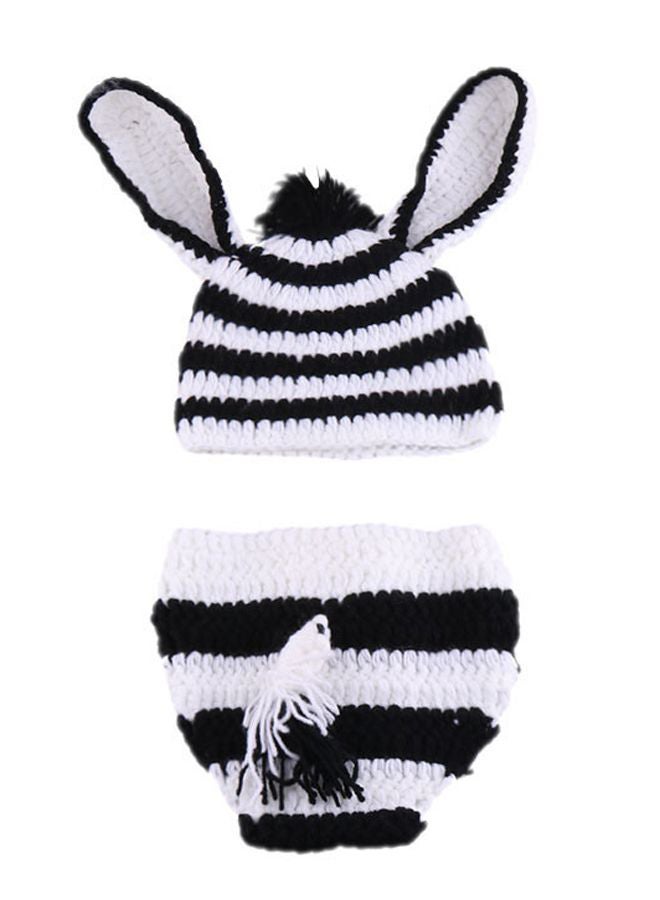 Zebra Hat Tail Newborn Outfits Photography Props Outfits