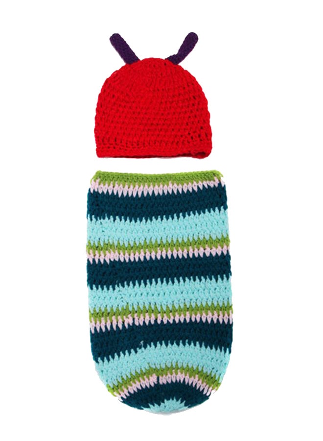 Newborn Baby Crochet Hungry Caterpillar Photography Props Outfits  - Image 2