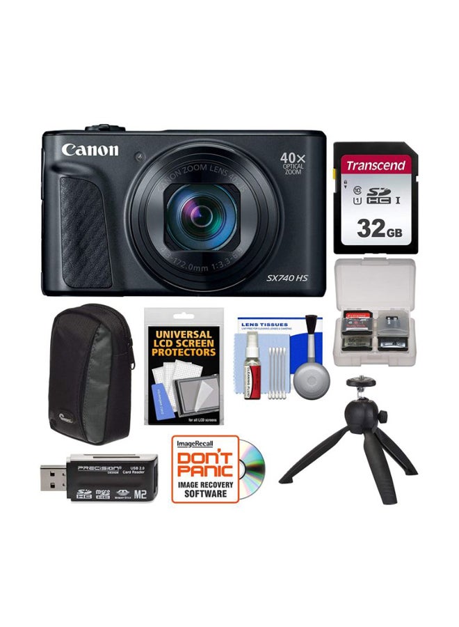 Canon PowerShot SX740 HS Point And Shoot Digital Camera With Accessories  - Image 1