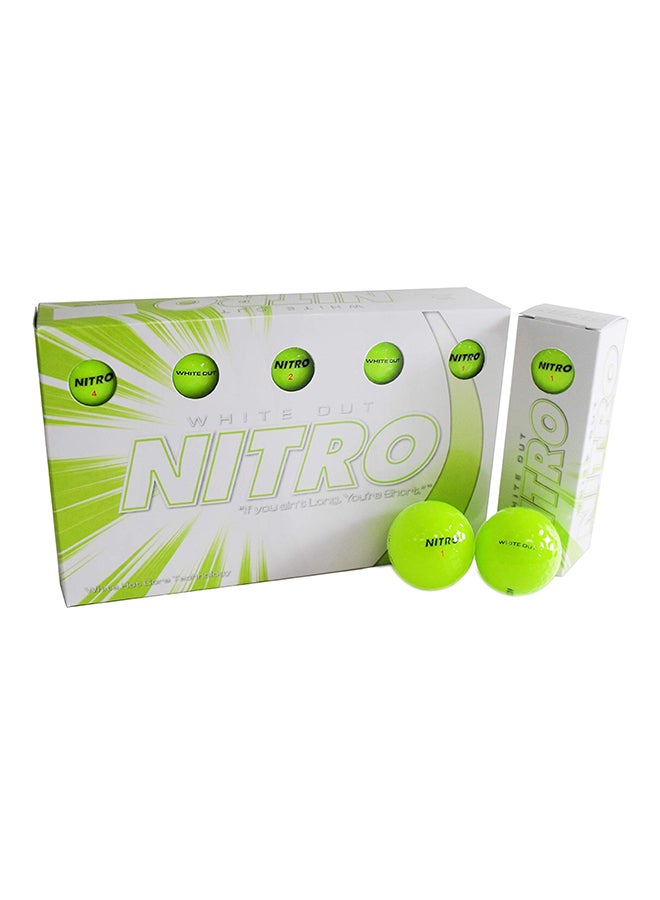 حزمة كرات جولف وايت أوت بضغط 70 مكونة من 15 قطعة