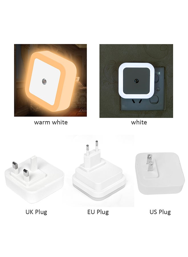 4-LED Sensitive Sensor Plug-in Desk Table Lamp White - Image 5