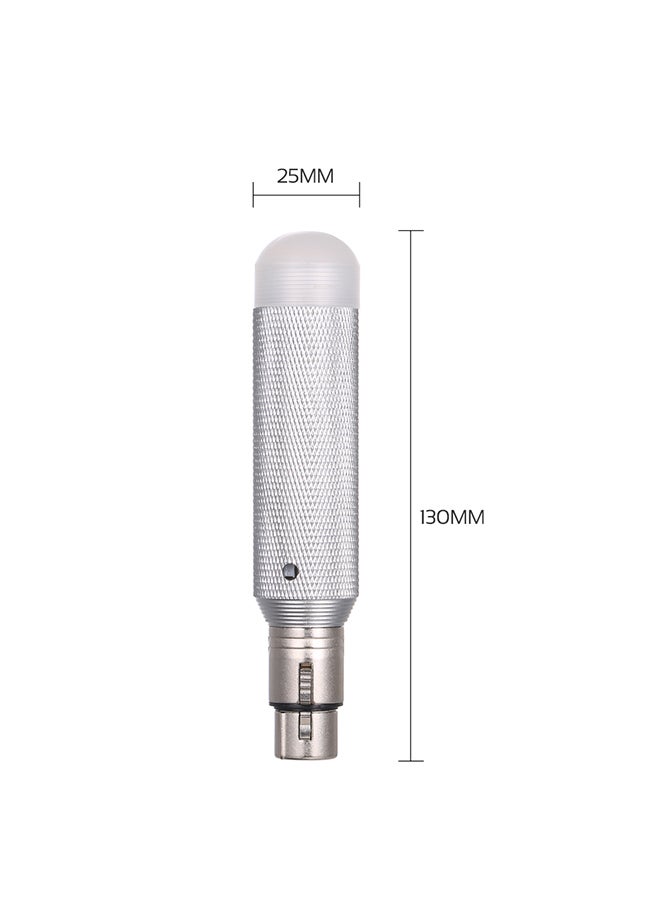 Generic - DMX512 2.4G ISM Built-in Rechargeable Wireless Receiver L154EU-1 Silver - Image 1