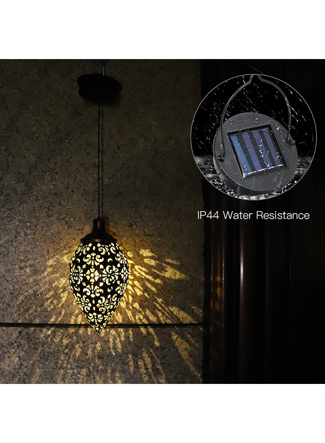 مصباح LED قابل للشحن يعمل بالطاقة الشمسية أبيض دافئ - Image 3