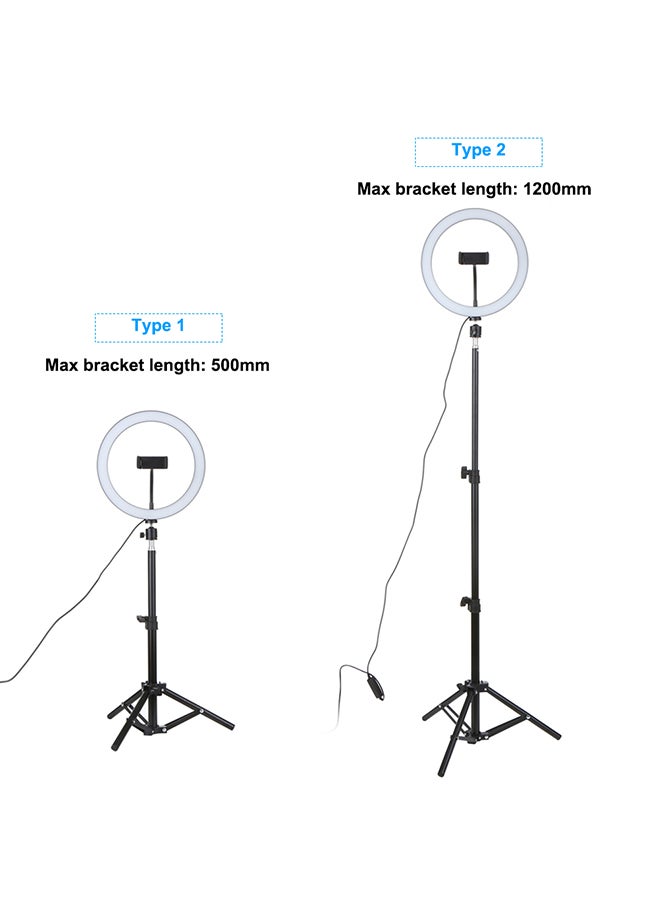 Generic - LED Selfie Camera Lamp With Telescopic Tripod Multicolour - Image 1