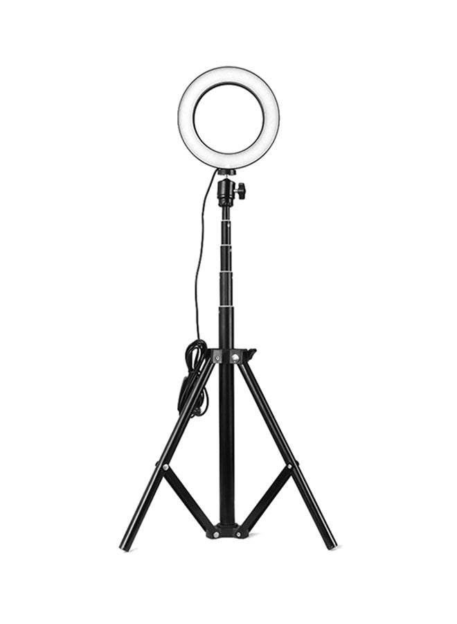 Generic - LED Selfie Camera Lamp With Telescopic Tripod Multicolour - Image 1