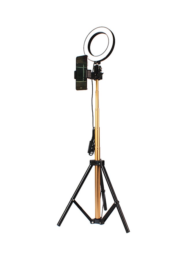 Generic - LED Selfie Camera Lamp With Telescopic Tripod Multicolour - Image 1