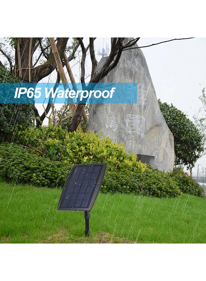 6 Piece Solar LED Light Black 0.718kg - Image 3