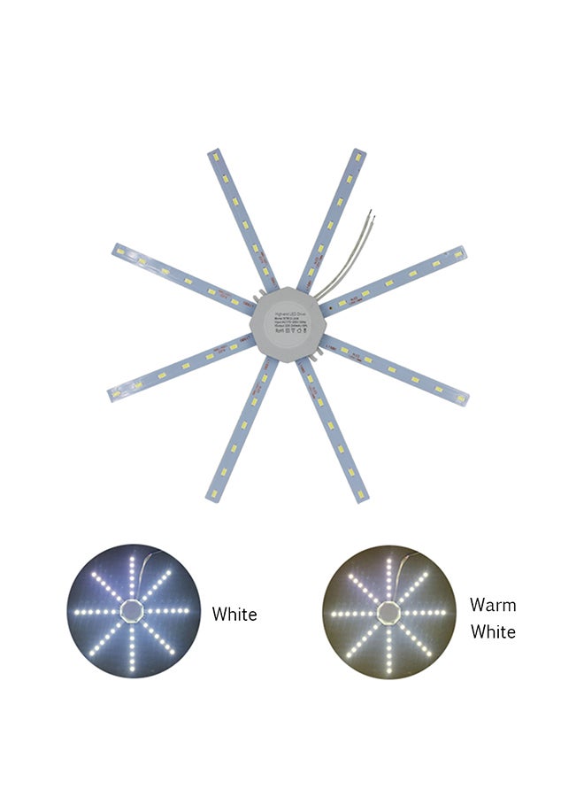 40 LED Octopus Ceiling Light White - Image 2