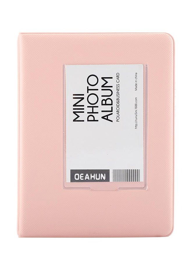 Generic 64-Pockets Photo Album Pink 4.00grams  - Image 1