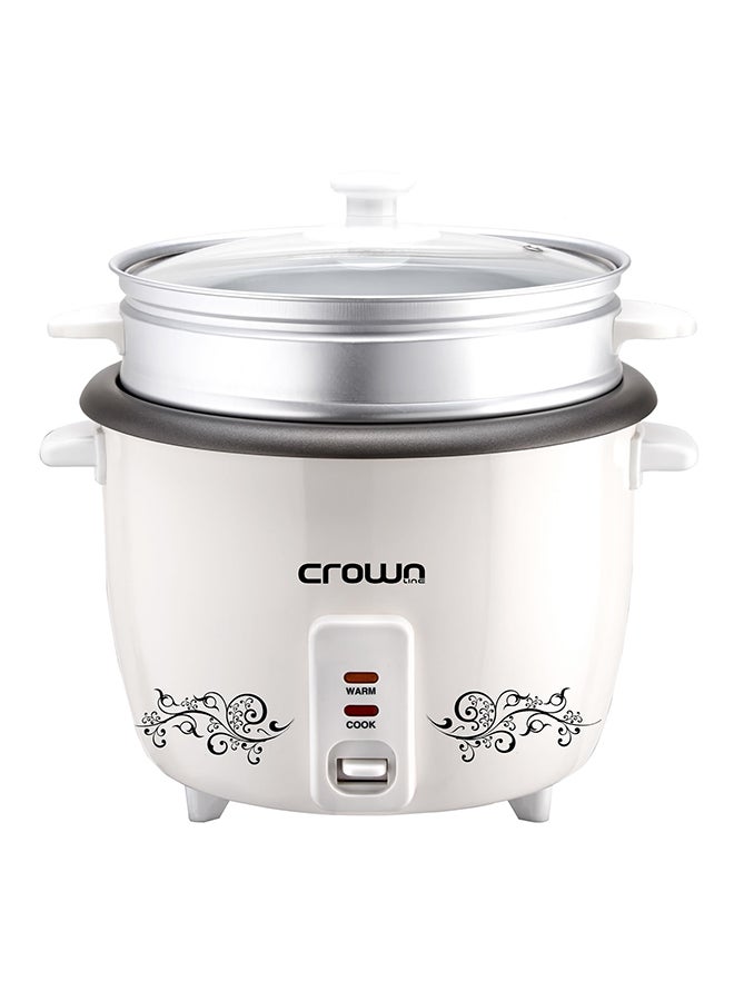 كراون لاين جهاز لطهي الأرز مزود بمبخرة 1.8 L 400.0 W RC-169 أبيض  - Image 1
