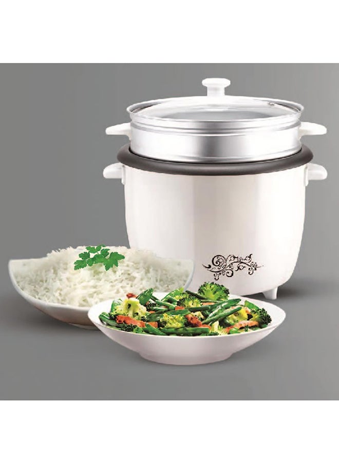 كراون لاين جهاز لطهي الأرز مزود بمبخرة 1.8 L 400.0 W RC-169 أبيض  - Image 5