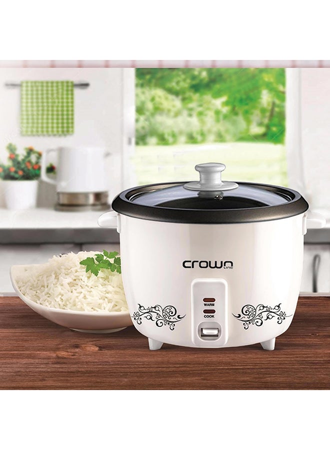 كراون لاين جهاز لطهي الأرز مزود بمبخرة 1.8 L 400.0 W RC-169 أبيض  - Image 4