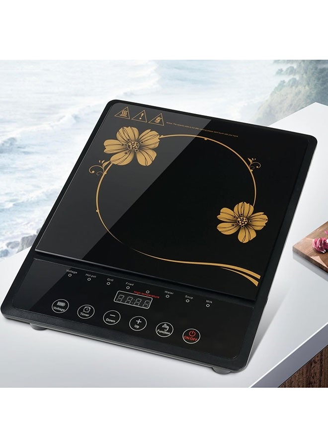 Crownline - Infrared Cooker,220-240 V, 50/60 Hz, 2000 W IC-196 Black - Image 1