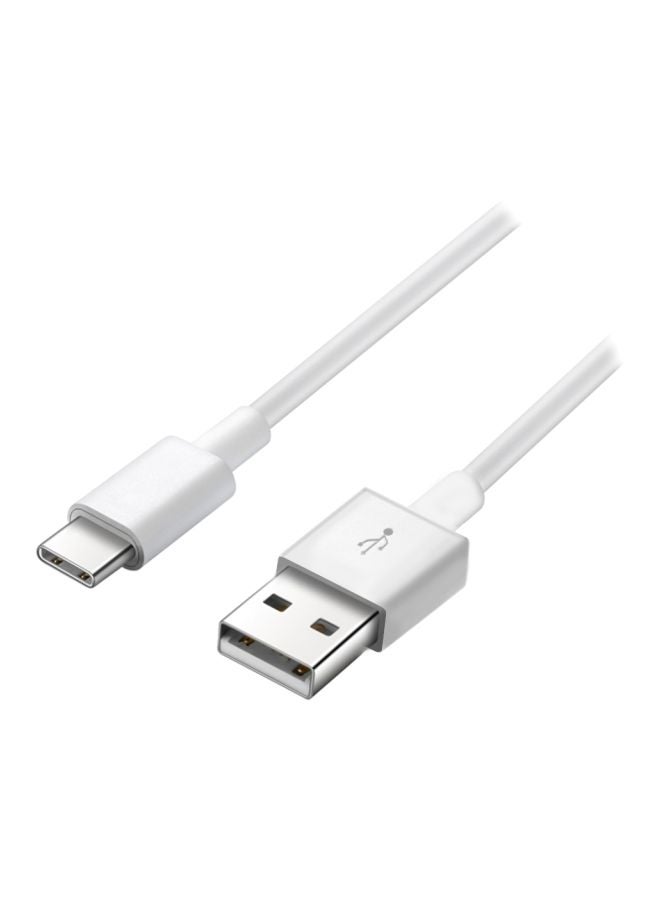 LW Type-C Data Sync Charging Cable White - Image 1