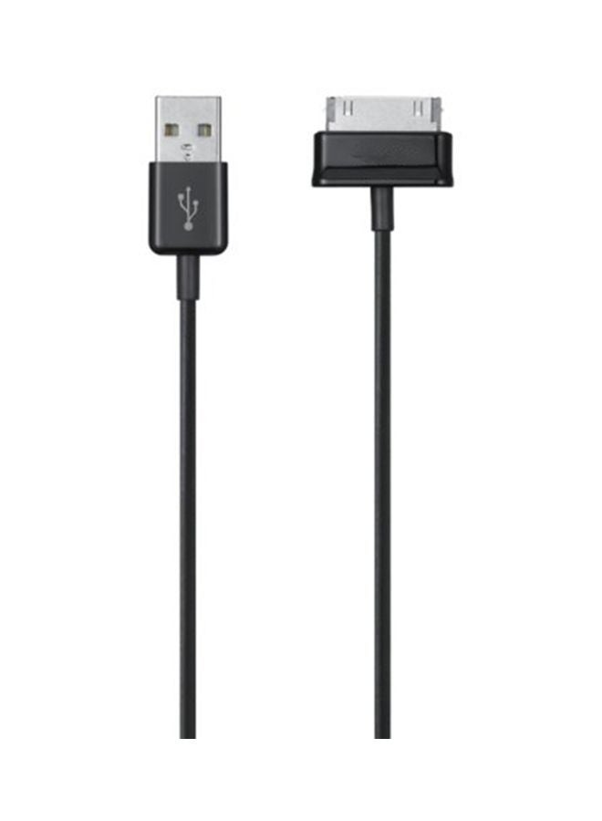 LW - USB Data Sync Charging Cable For Samsung Galaxy Tab 2 Black - Image 1