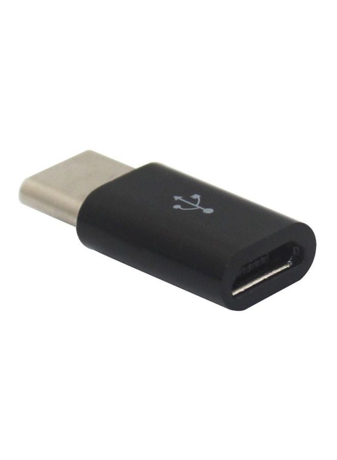 LW Micro USB To Type-C Adapter Black - Image 3