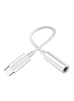 LW Type C To 3.5mm Audio Headphone Jack White  - Image 3