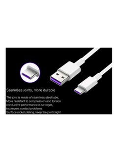 LW USB Data Cable For Huawei Mate 9/9 Pro/P10/P20/P20 Pro White  - Image 5