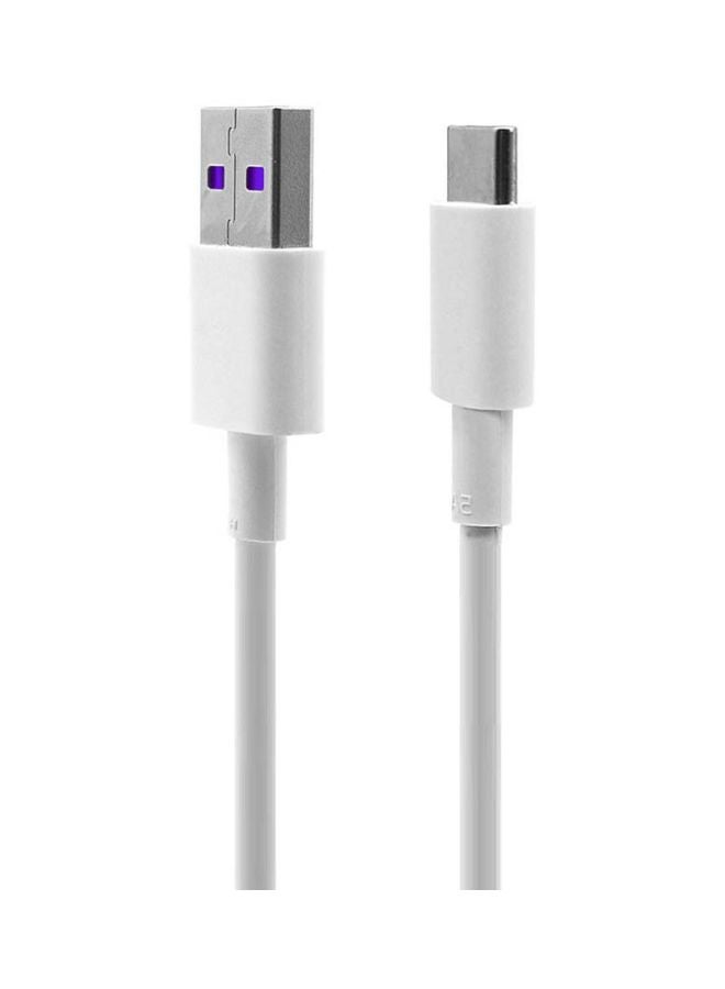 JOFLO Type-C USB Data Sync Charging Cable For Huawei P20/Mate 9 Pro/Mate 10/P20 Lite White - Image 2