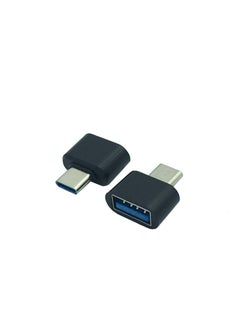 LW Type-C To USB OTG Adapter Mini Converter Black  - Image 3
