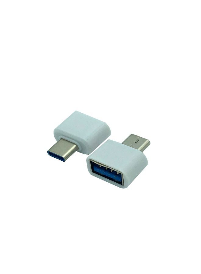 Type-C To USB OTG Adapter Mini Converter Black - v1564739012/N28851463A_4