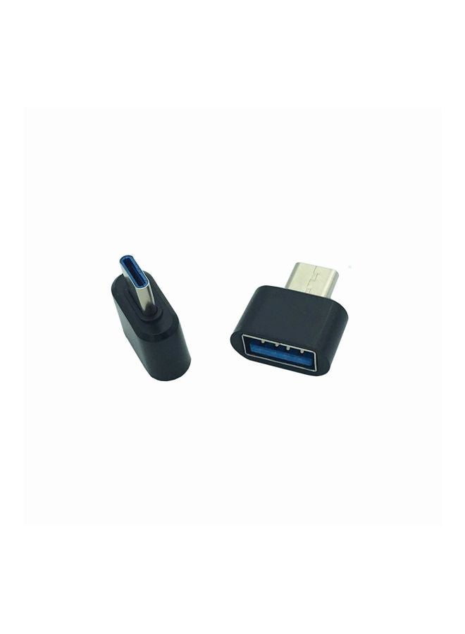LW Type-C To USB OTG Adapter Mini Converter Black  - Image 5