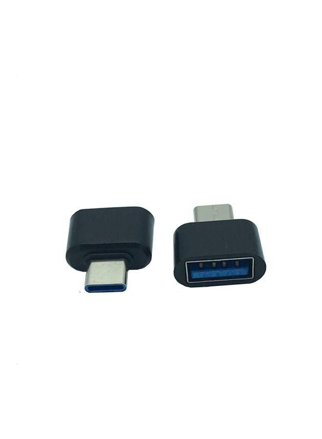 Type-C To USB OTG Adapter Mini Converter Black - v1564739012/N28851463A_6