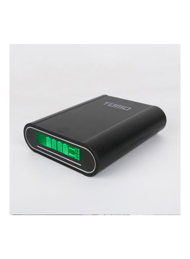 TOMO S4 18650 Li-ion Battery Charger With LCD Display Black - Image 3