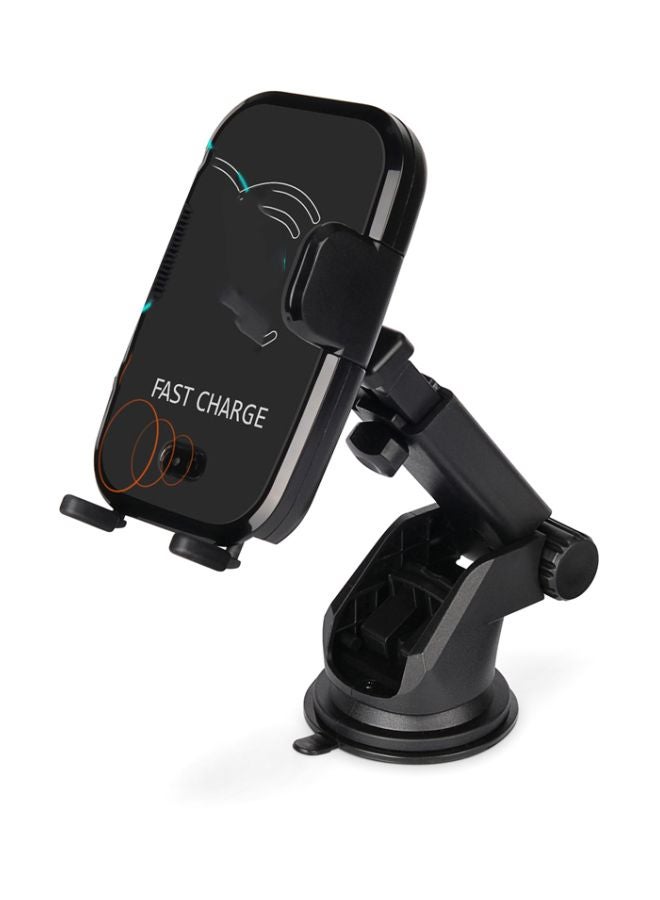 Qi Wireless Car Phone Charger Black - Image 1