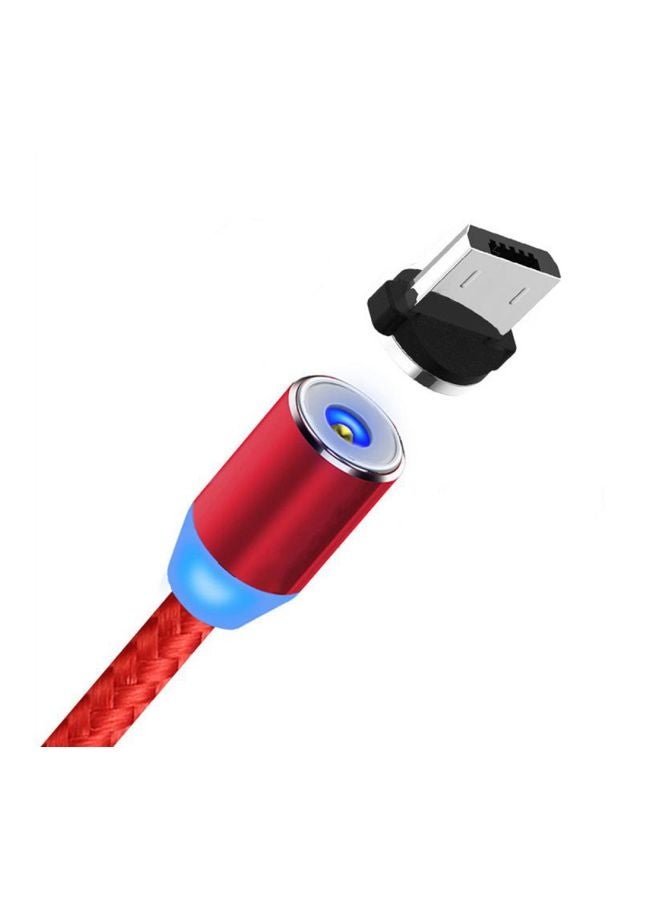 Micro USB Magnetic Adapter Cable Red - Image 2