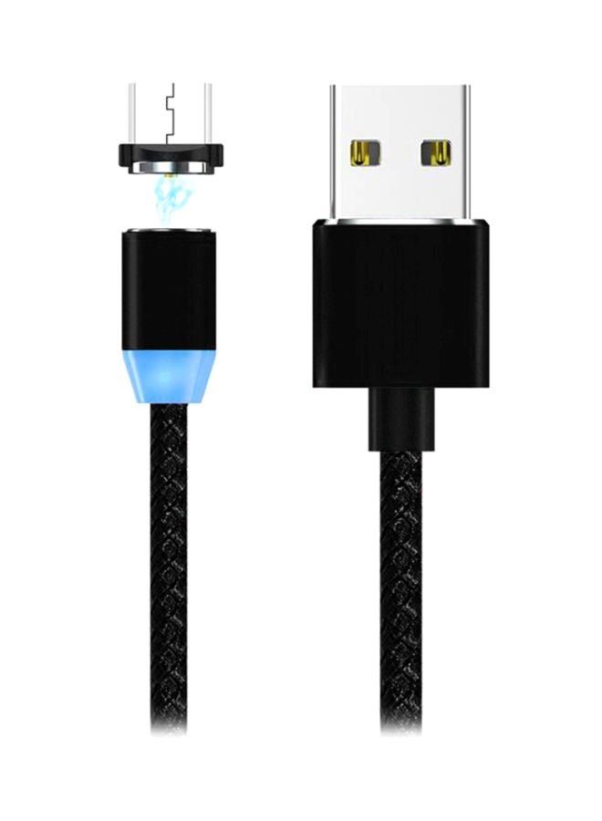 Micro USB Magnetic Adapter Cable Black - Image 1