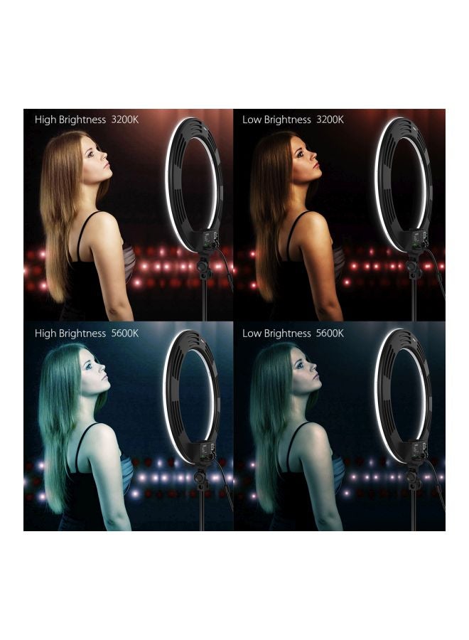 ANDOER Dimmable LED Studio Ring Light White - Image 5