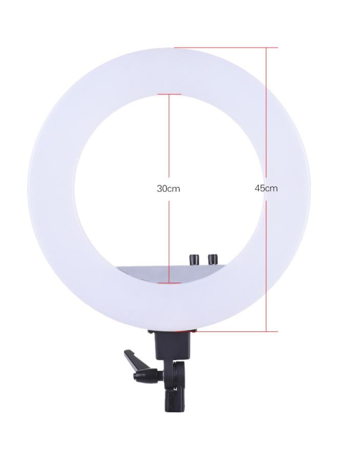 ANDOER 18-Inch LED Video Ring Light With Carrying Bag Silver  - Image 4