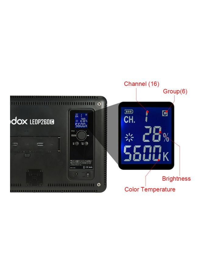 Godox Wireless Photography LED Video Light Black/White - Image 4