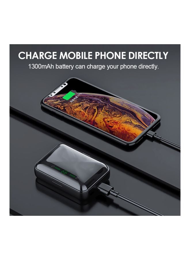 Bluetooth In-Ear Earphones With Charging Box Black - Image 3
