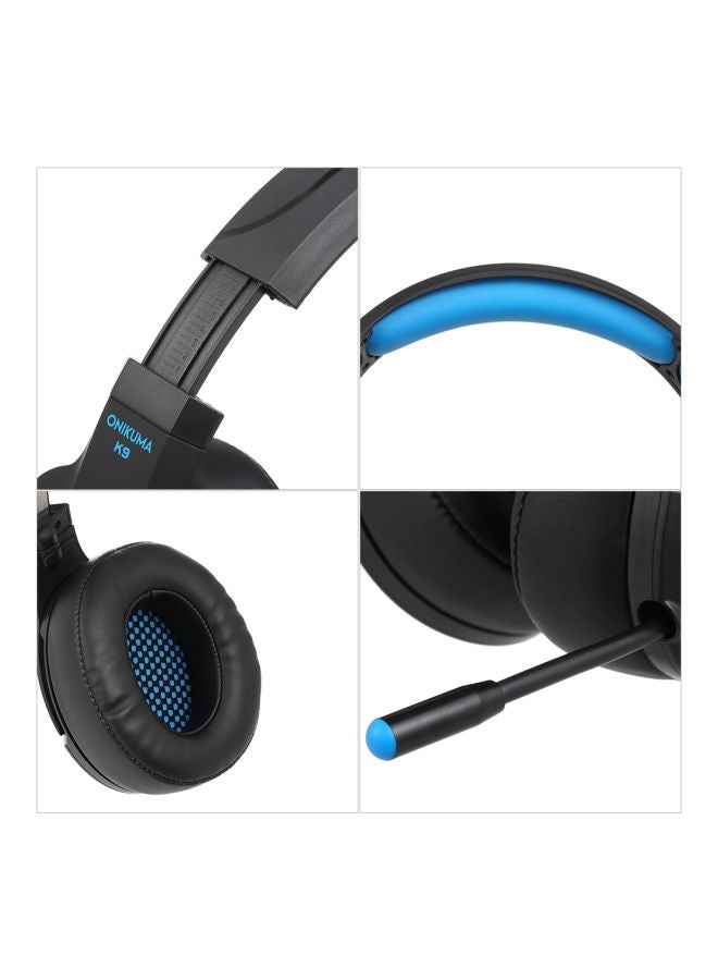 onikuma K9 Wired Over-Ear Gaming Headphones With Mic For PS4/PS5/XOne/XSeries/NSwitch/PC - Image 3